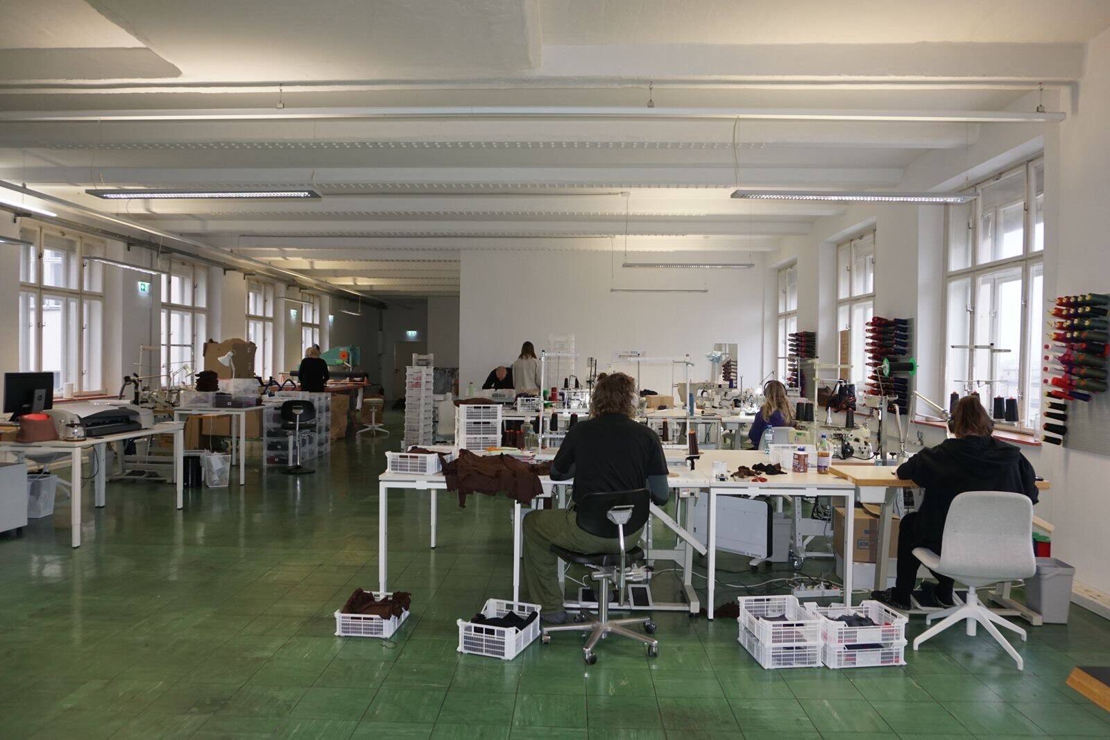 A look inside Soda Lingerie's production: cutting, sewing and assembly under one roof